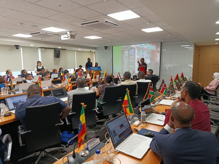 Teacher Karis in South Korea Giving a Presentation